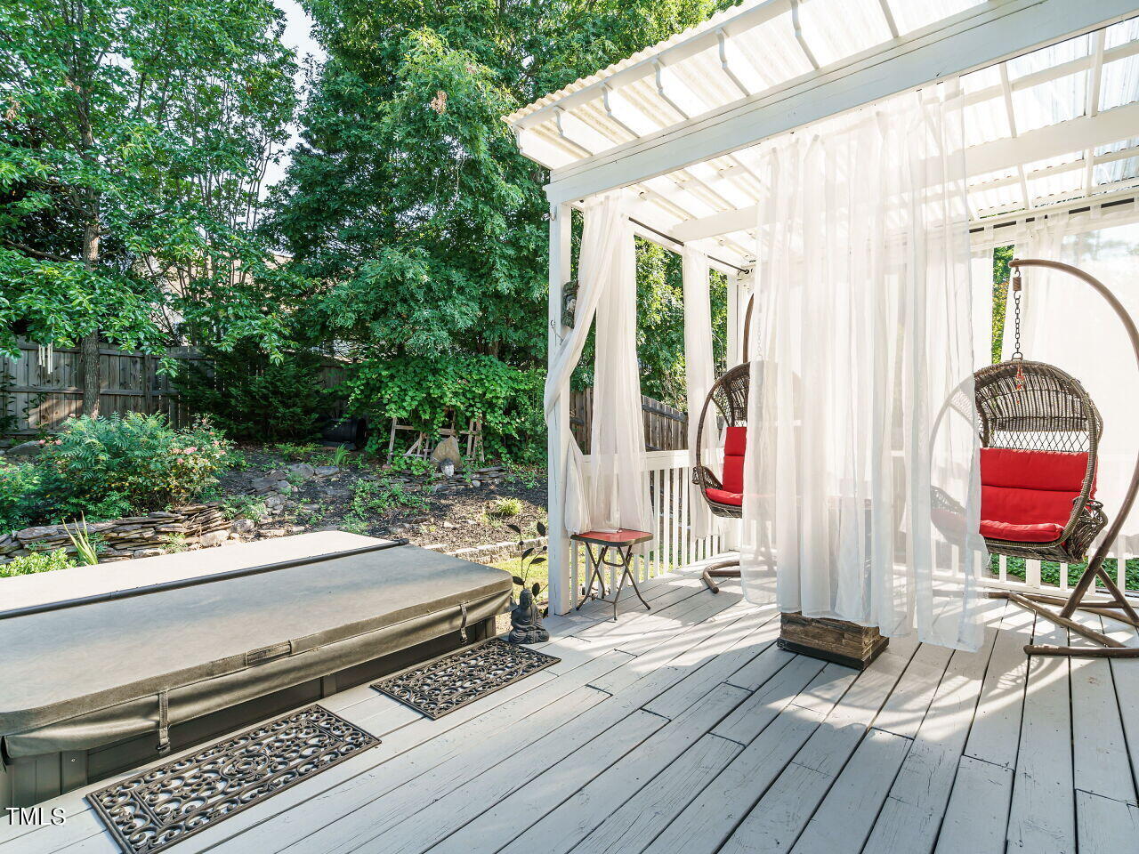 107 Whitney Lane Durham, NC 27713 - Photo 37 of 42 a view of sitting area with wooden floor