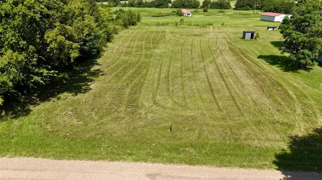 a view of an outdoor space and swimming pool