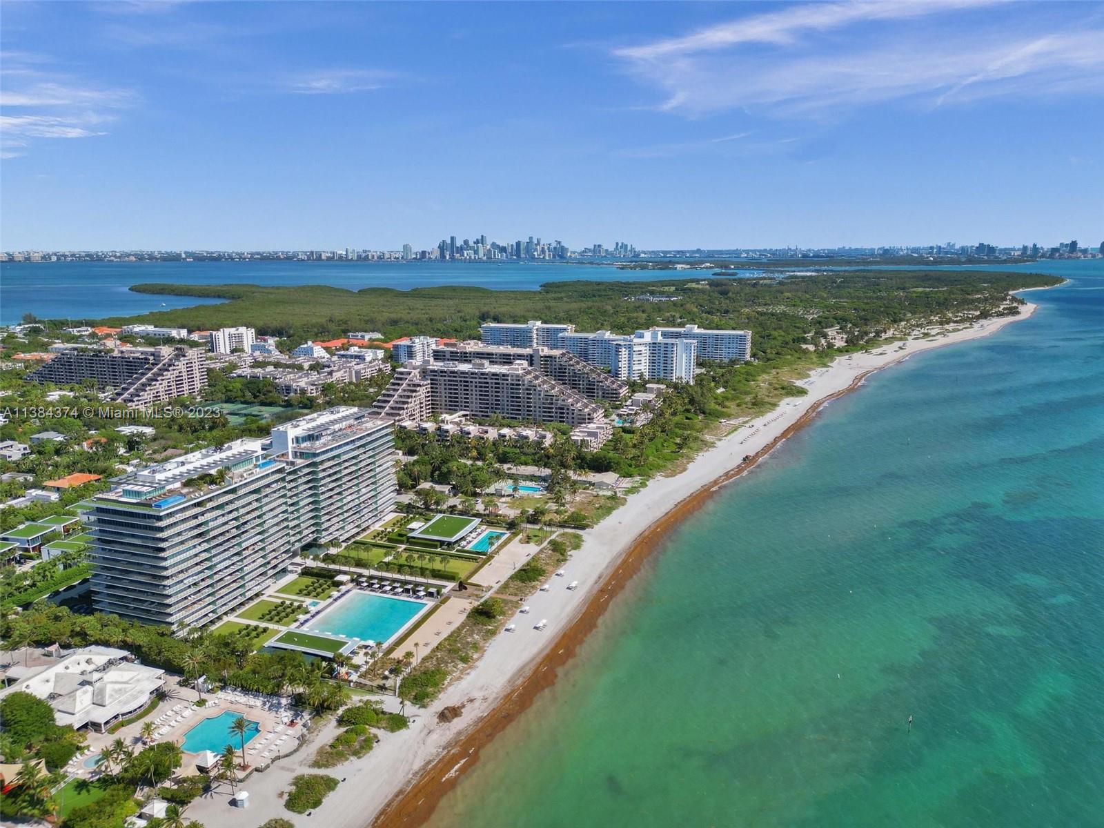 360 Ocean Drive, Unit 906S Key Biscayne, FL 33149 - Photo 28 of 33 a view of a lake with a ocean view