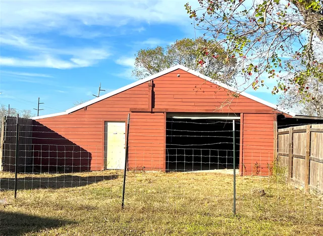 a backyard of a house