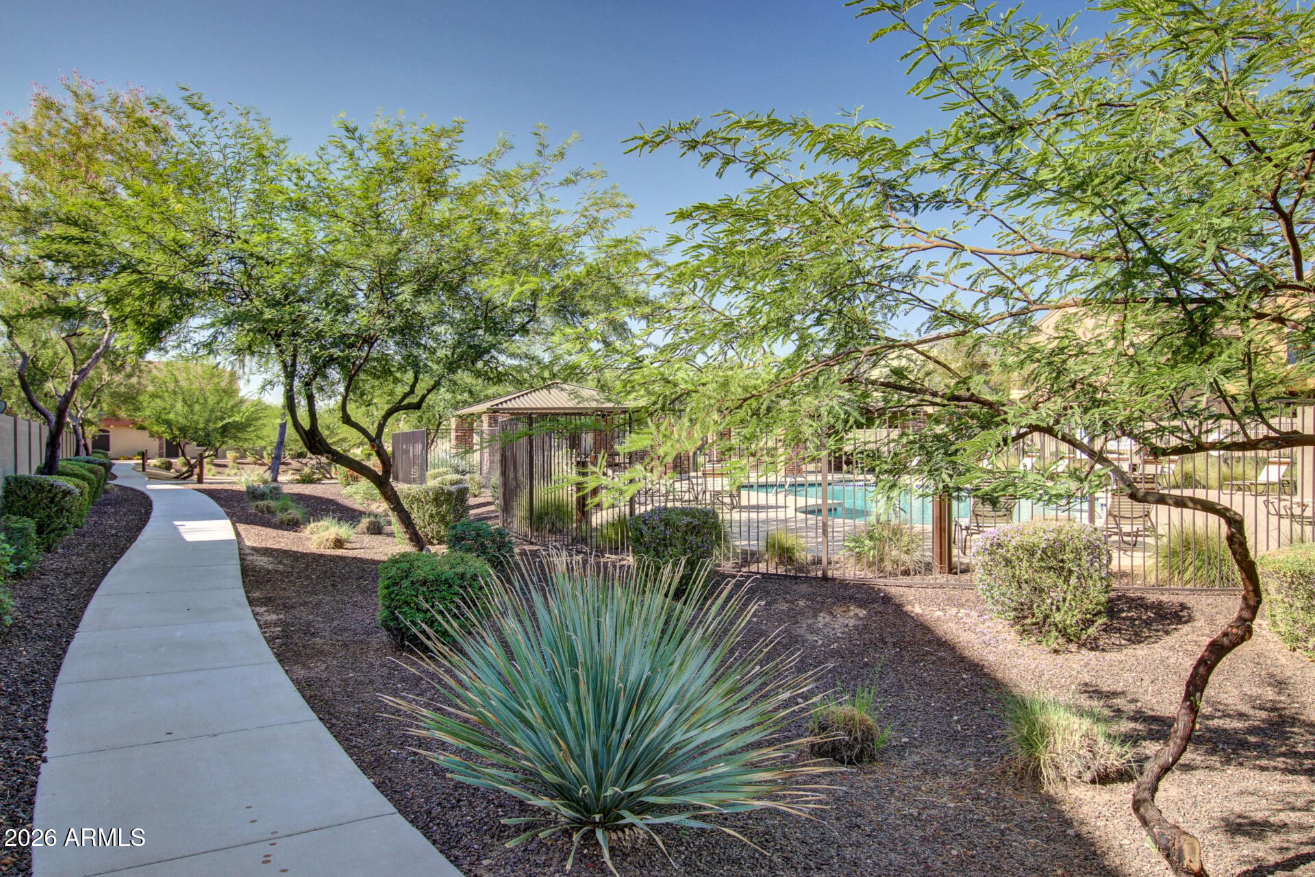 2725 East Mine Creek Road, Unit 1101 Phoenix, AZ 85024 - Photo 36 of 43 a view of a backyard