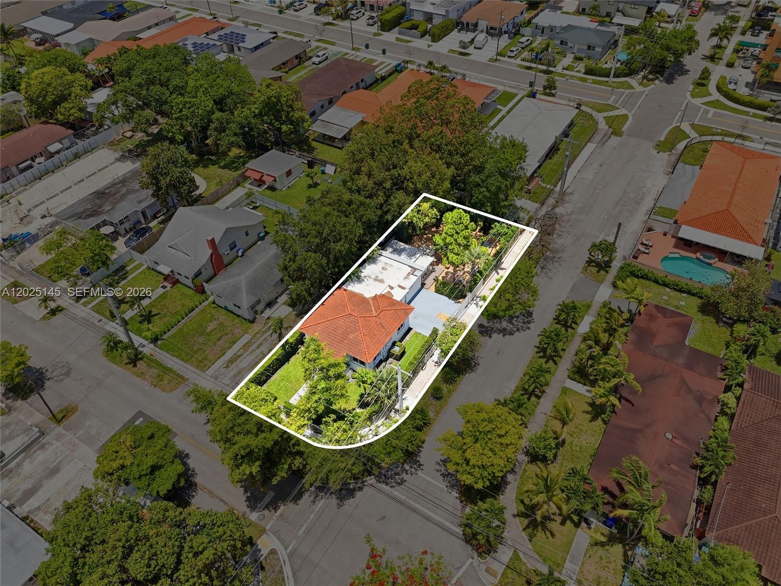 3101 Southwest 25th Terrace Miami, FL 33133 - Photo 30 of 31 an aerial view of a house