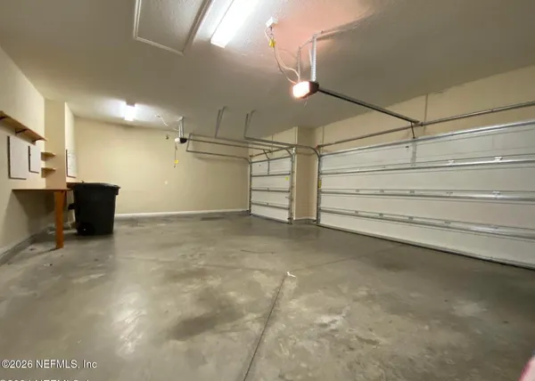 a view of a room with an empty space