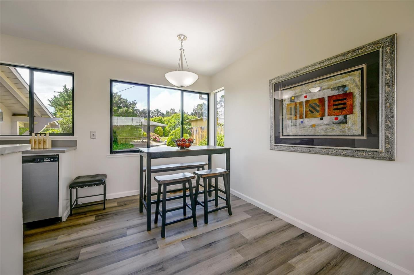 1092 Crestview Drive Millbrae, CA 94030 - Photo 13 of 34 a view of a dining room with furniture window and wooden floor