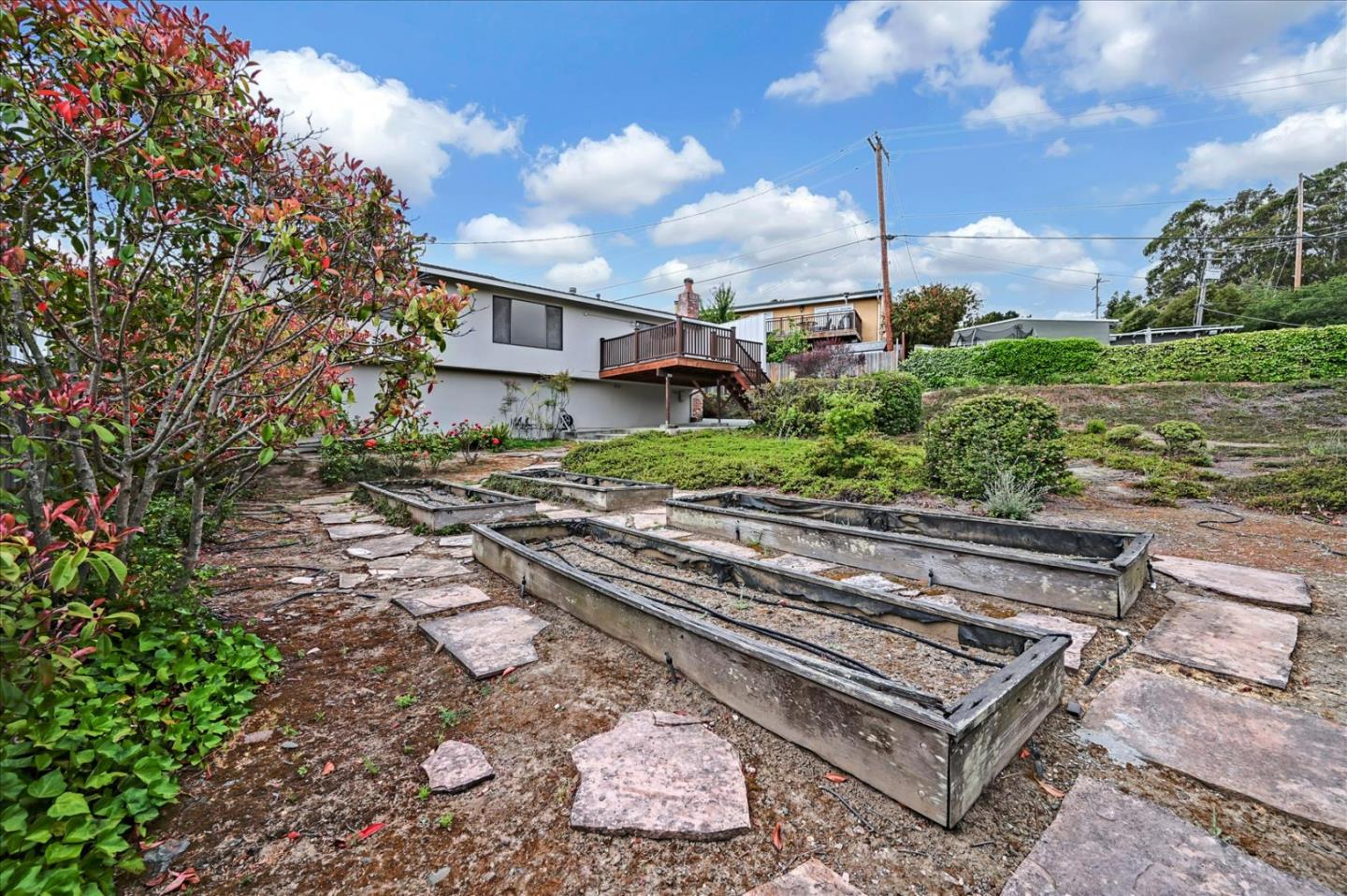 1092 Crestview Drive Millbrae, CA 94030 - Photo 31 of 34 a view of a yard in front of a house