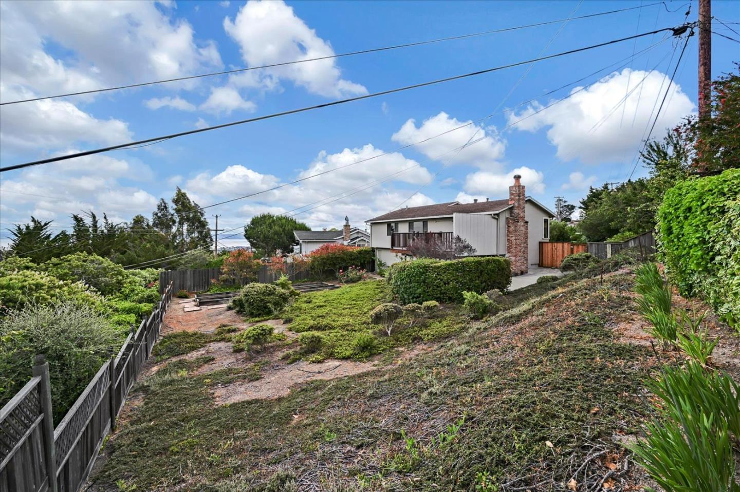 1092 Crestview Drive Millbrae, CA 94030 - Photo 32 of 34 a view of a garden with a pathway