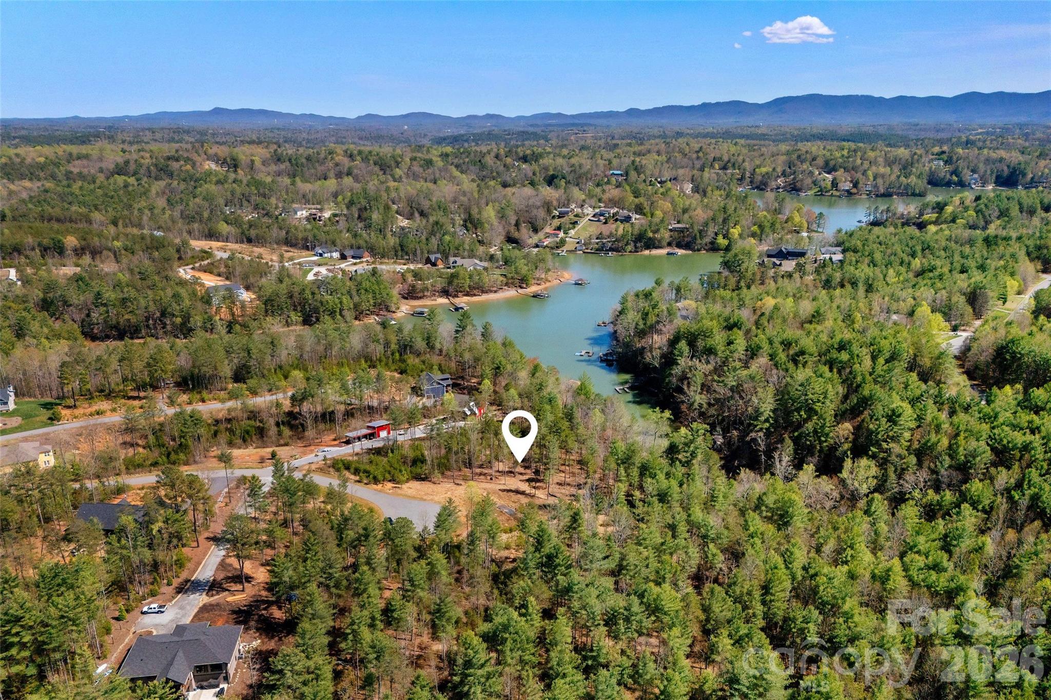 3107 Channel View Cove Morganton, NC 28655 - Photo 6 of 24 a view of lake and mountain