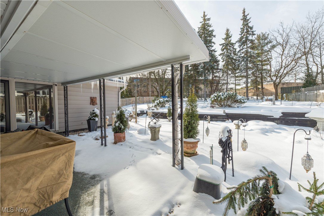2660 Ramsay Road Beachwood, OH 44122 - Photo 40 of 49 View of snow covered patio