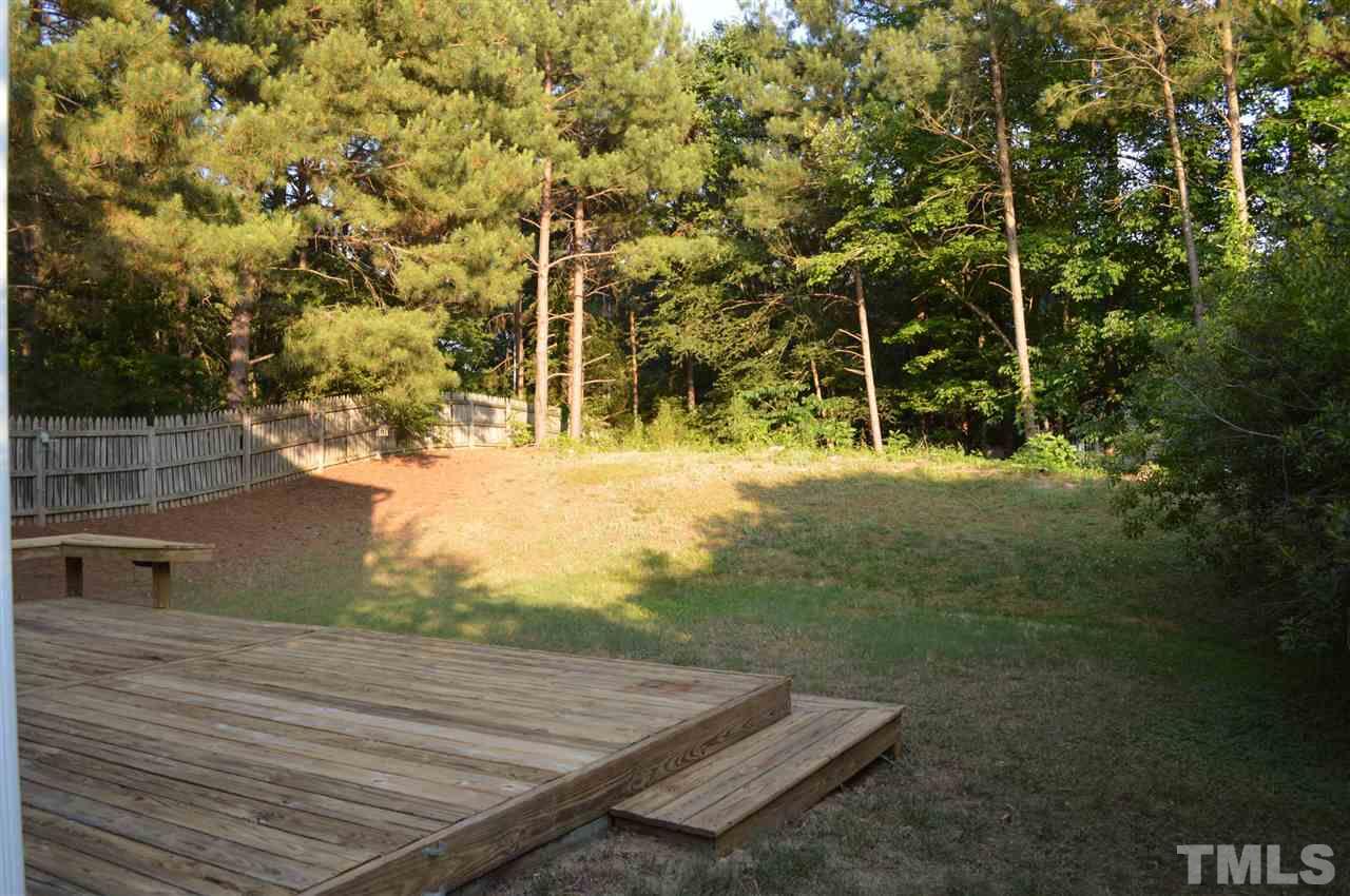 5116 Gable Ridge Drive Durham, NC 27713 - Photo 14 of 16 a view of a backyard