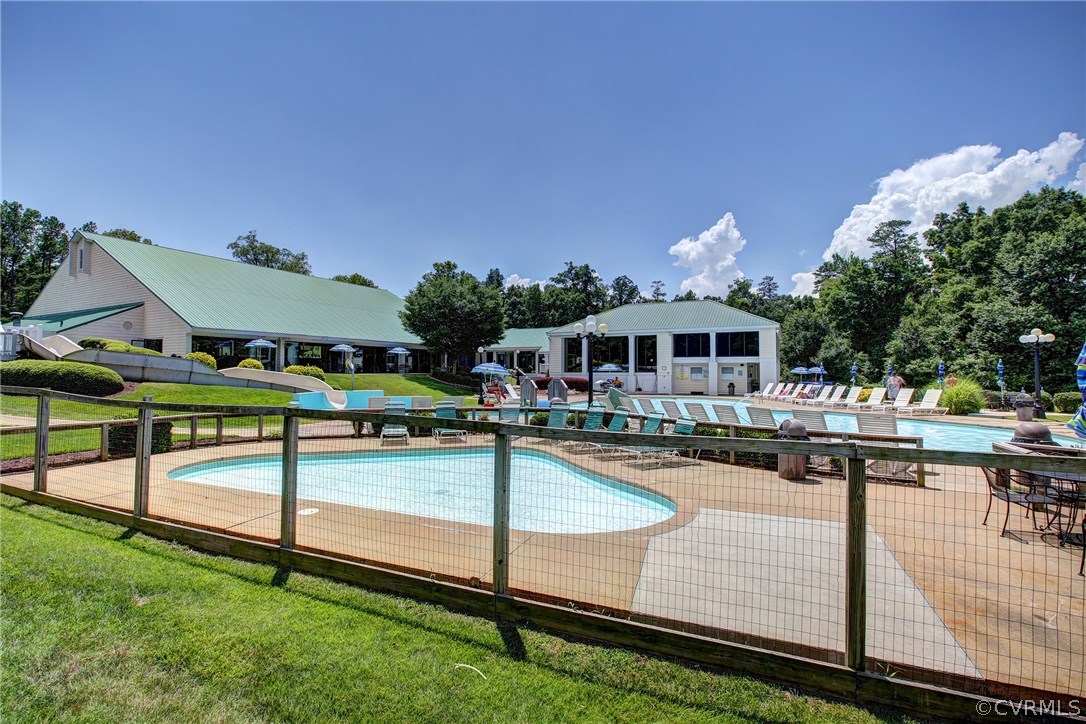 13806 Beechwood Point Road Midlothian, VA 23112 - Photo 45 of 48 swimming pool view with a seating space