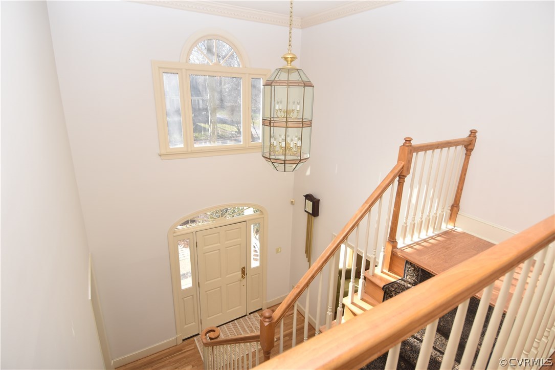 13806 Beechwood Point Road Midlothian, VA 23112 - Photo 8 of 48 a view of entryway with wooden floor