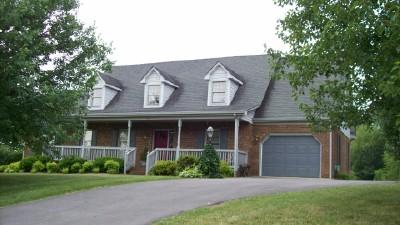a front view of a house with a garden and plants