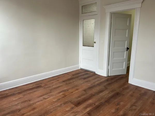 wooden floor in an empty room