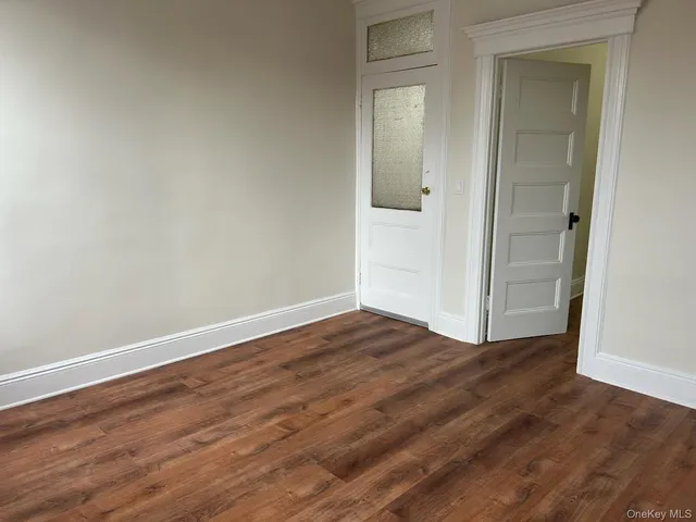 wooden floor in an empty room