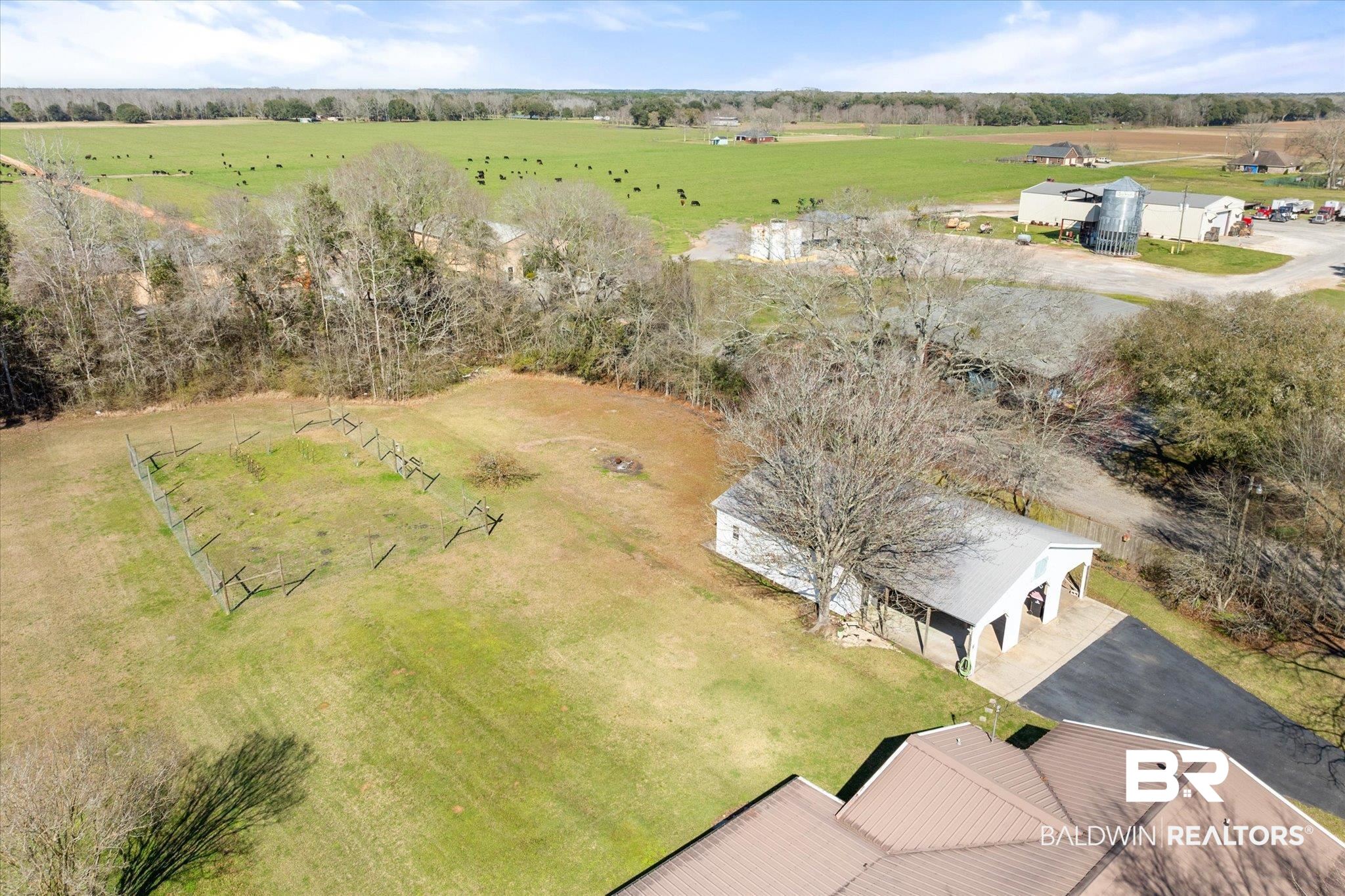 14280 Cat Deakle Road Grand Bay, AL 36541 - Photo 51 of 51 Aerial view featuring a rural view