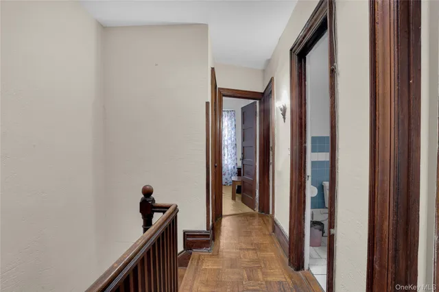 a view of a hallway with a hallway