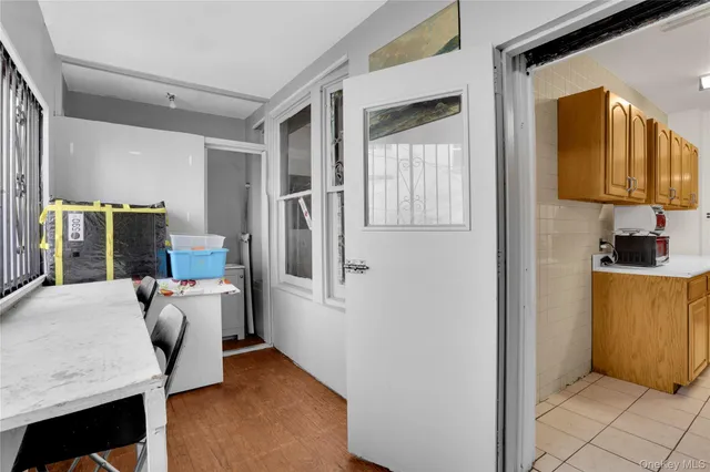 a view of kitchen with livingroom and couch