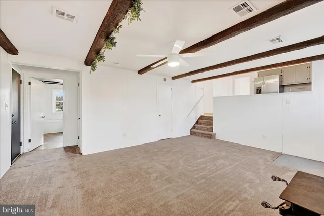 a view of empty room