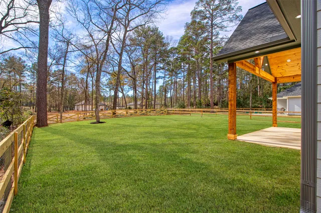 a view of a park with tree s