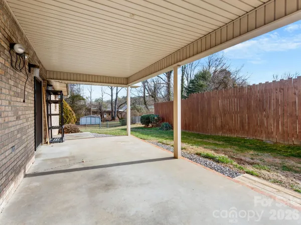 a view of a porch