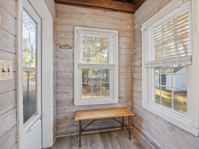 a view of city view with large trees