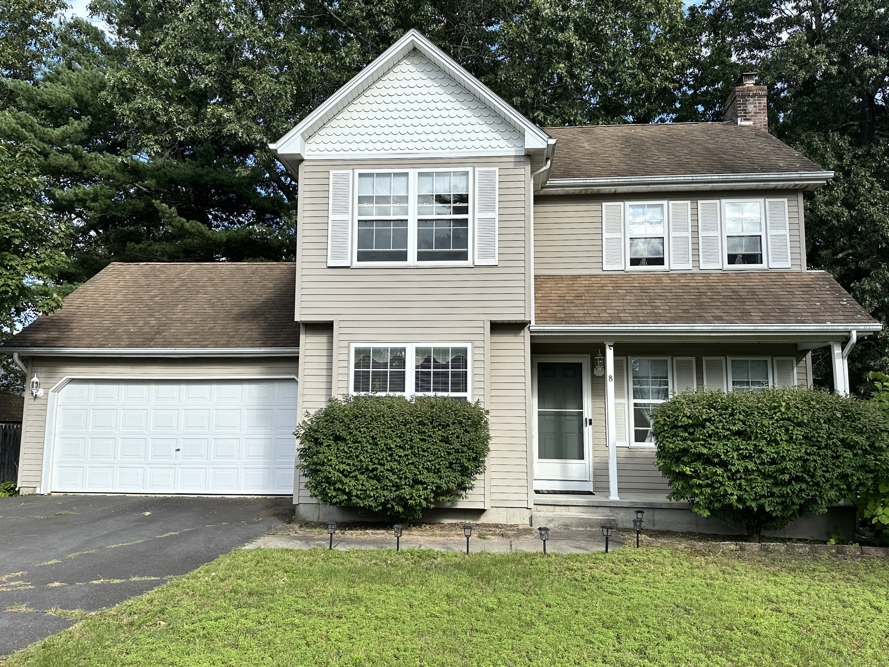 a view of outdoor space yard and front view of a house
