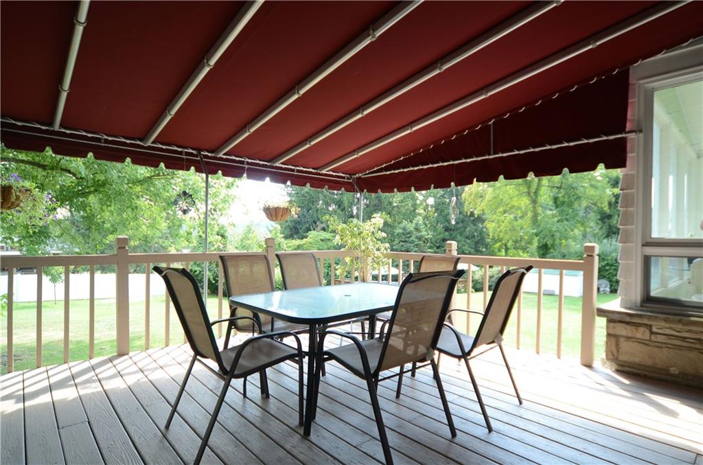 13 Bellview Drive McKees Rocks, PA 15136 - Photo 22 of 25 back porch with removable awning