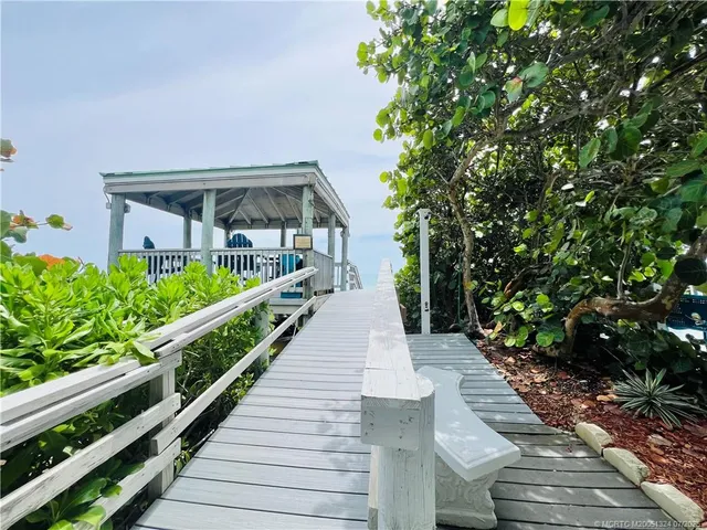 a view of outdoor space with ocean view