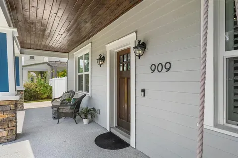 a outdoor space with patio area