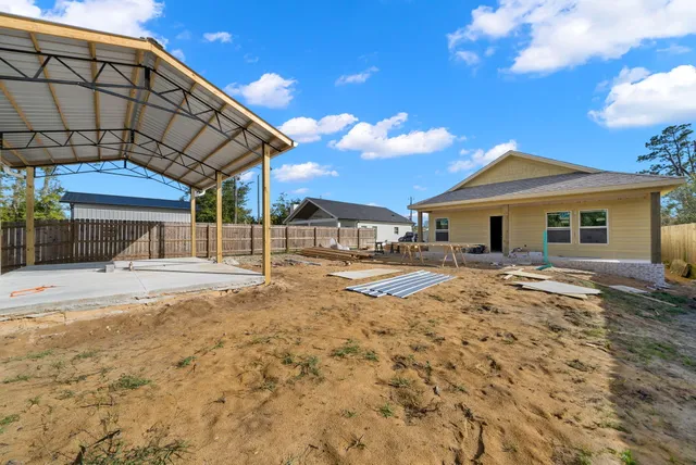 a house with a outdoor space