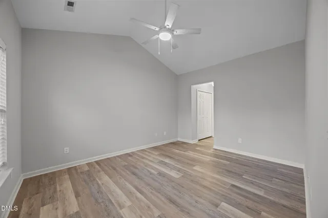 wooden floor in an empty room