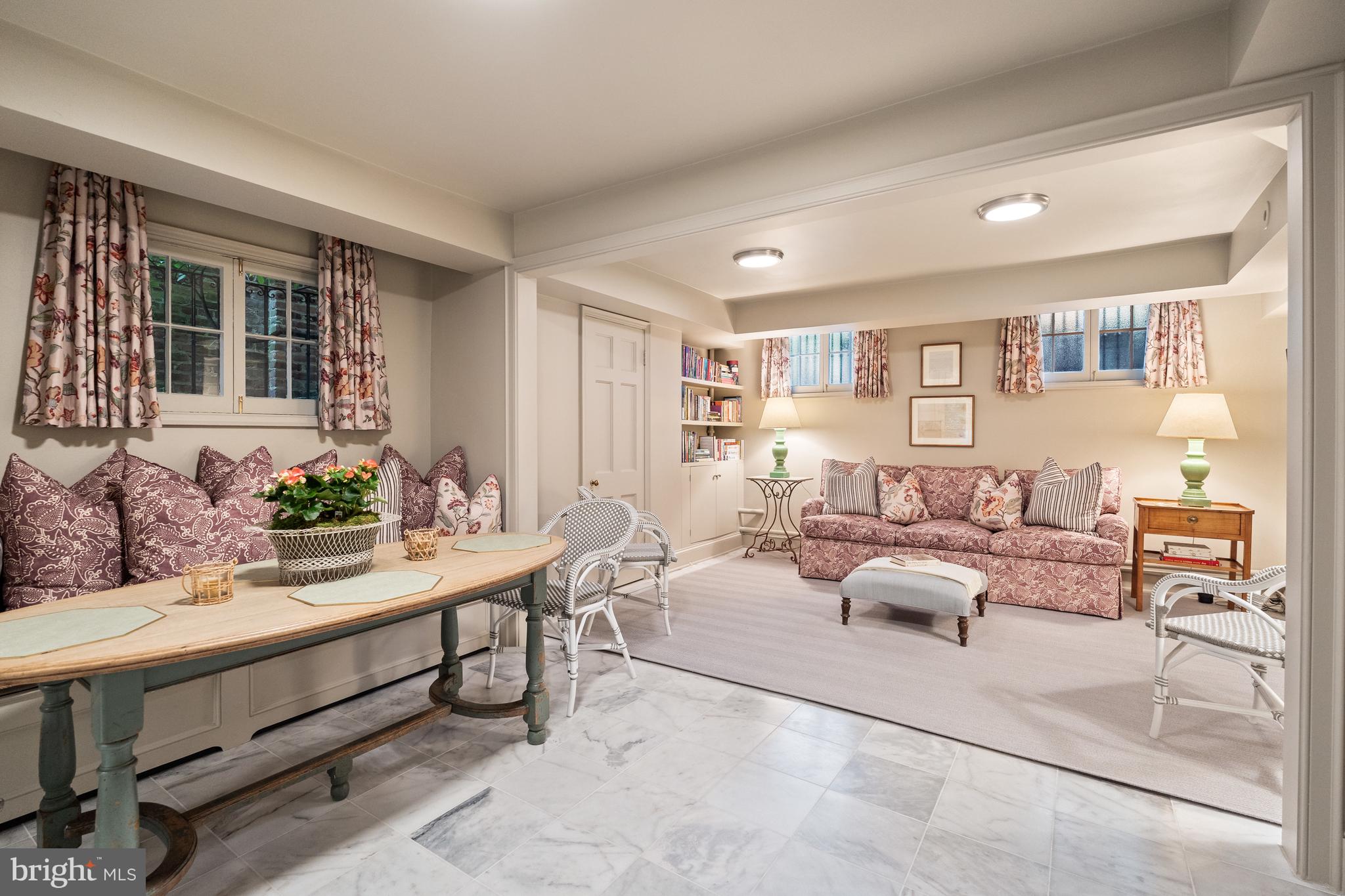 1671 31st Street Northwest Washington, DC 20007 - Photo 21 of 27 a living room with furniture and a table