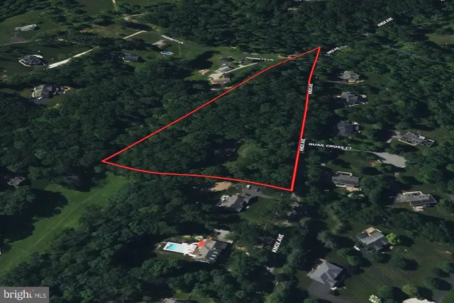 a aerial view of a house