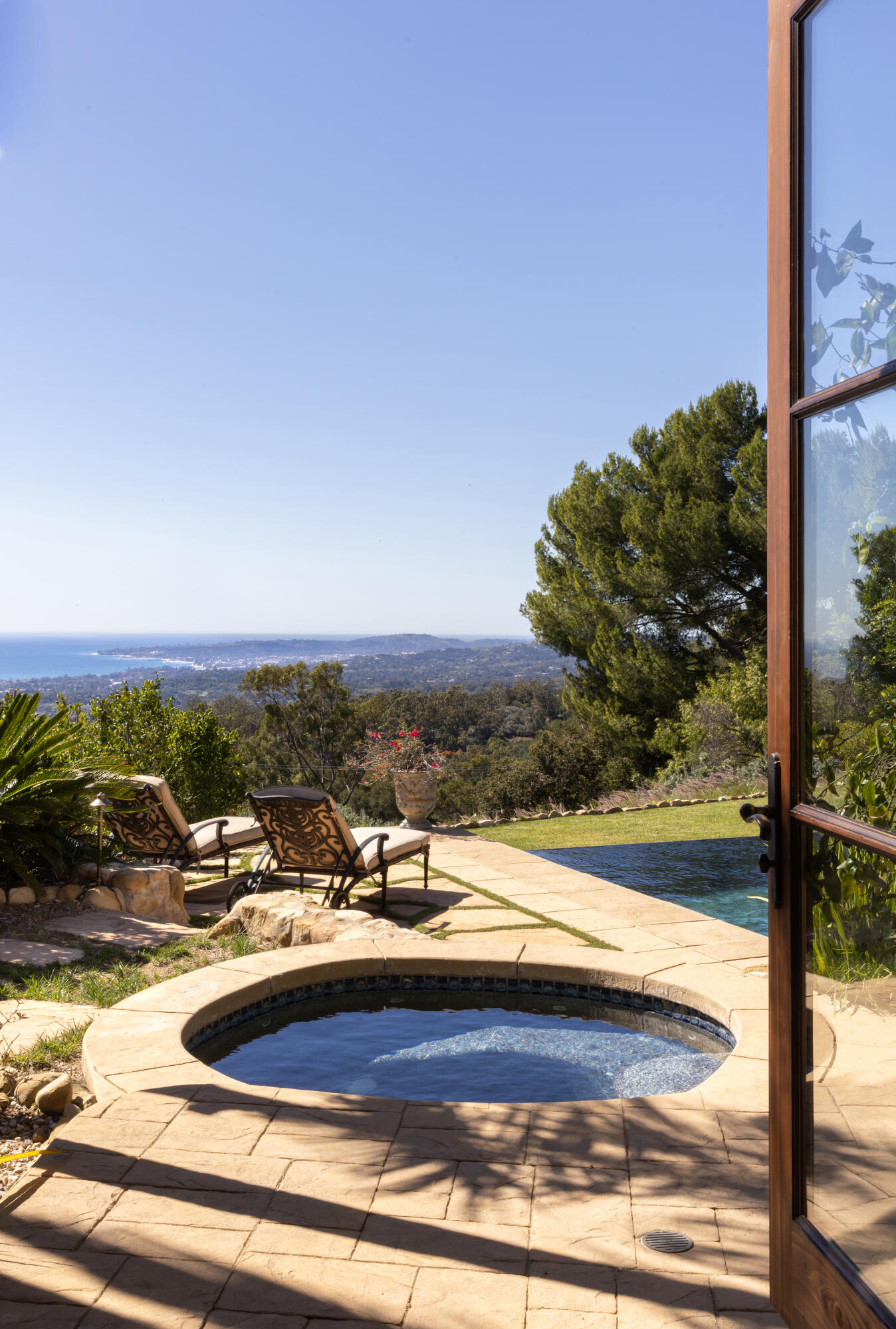 3091 Hidden Valley Lane Montecito, CA 93108 - Photo 12 of 62 a view of swimming pool with ocean view