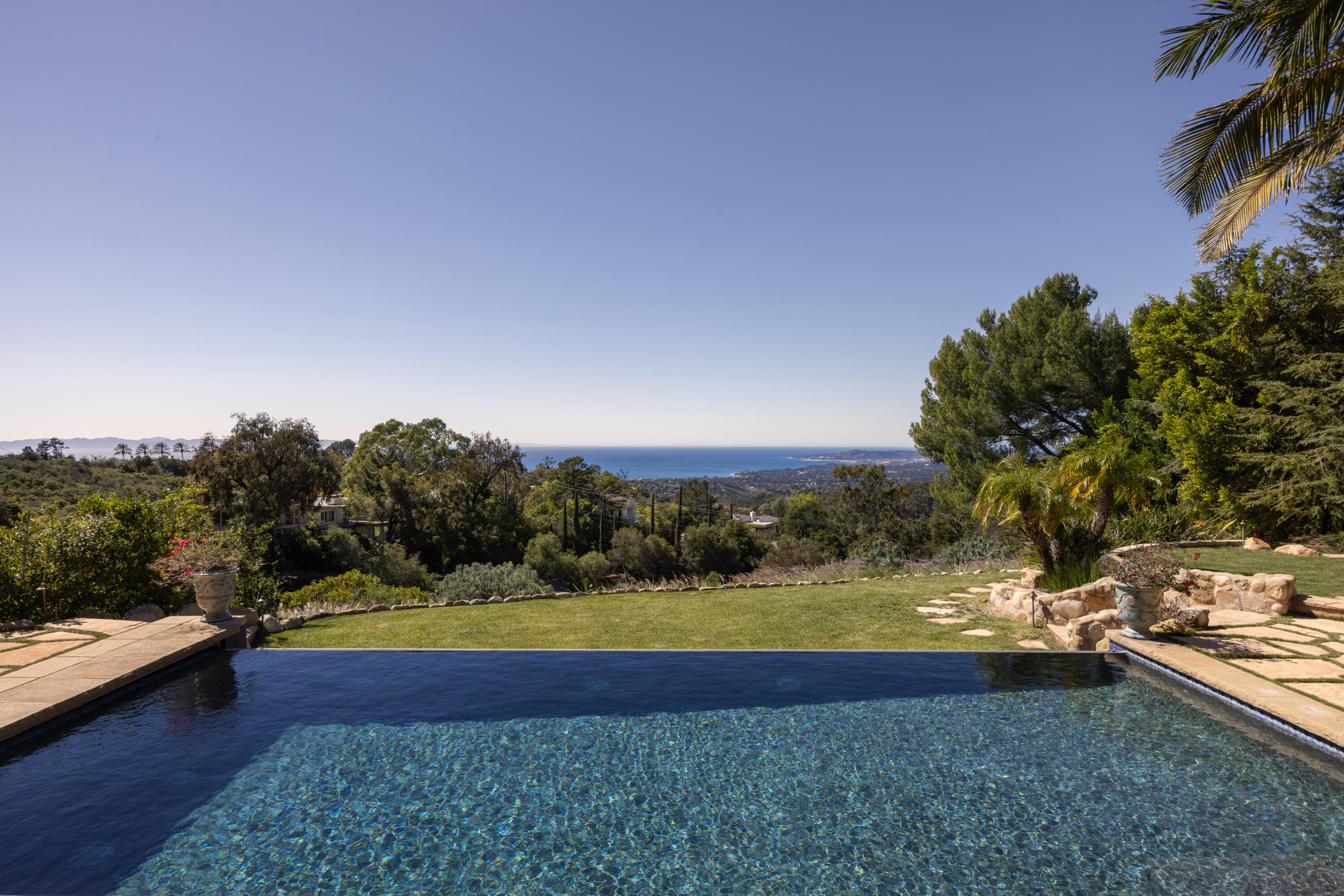 3091 Hidden Valley Lane Montecito, CA 93108 - Photo 23 of 62 a view of swimming pool with a yard