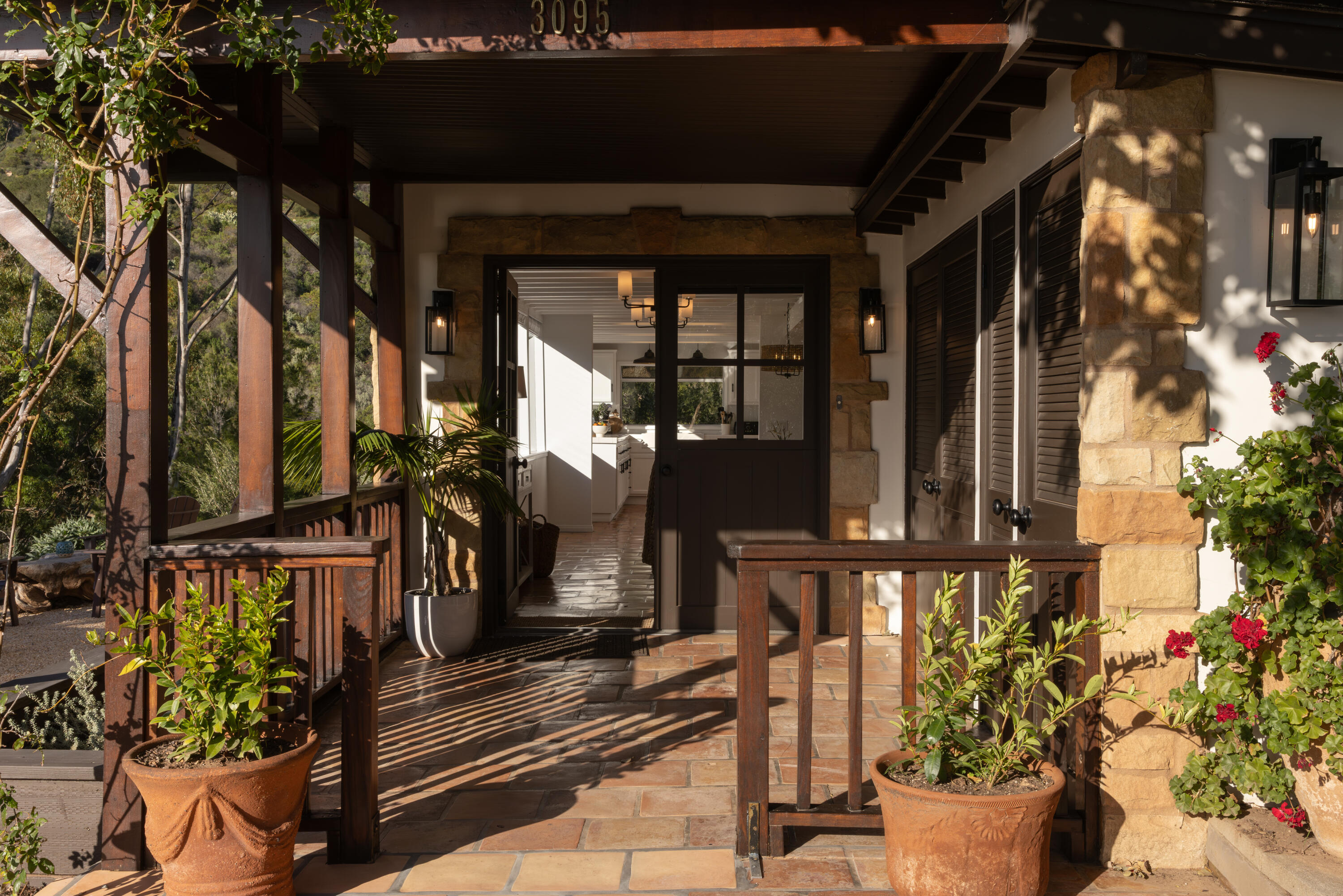 3091 Hidden Valley Lane Montecito, CA 93108 - Photo 39 of 62 a view of a house with a potted plant