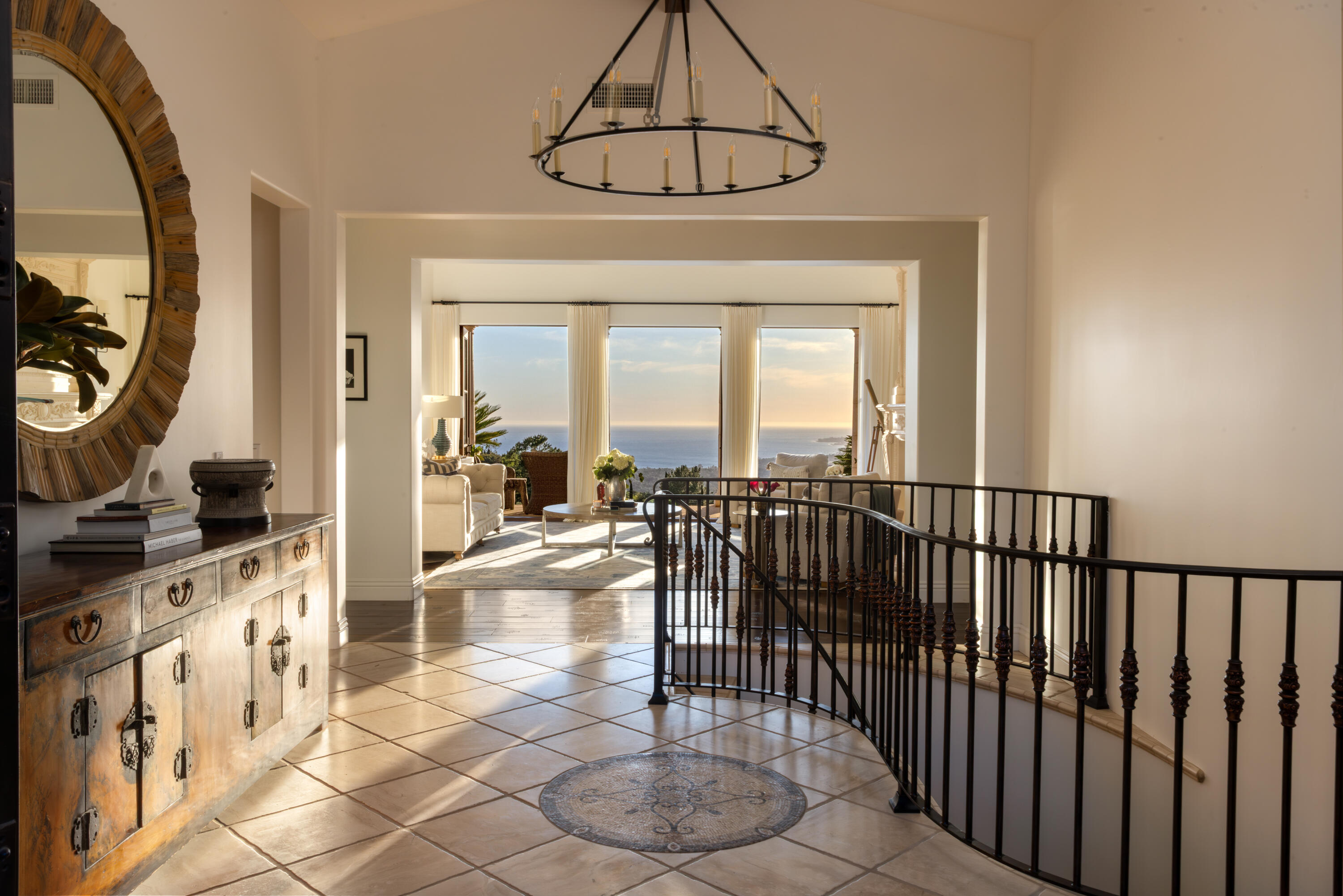3091 Hidden Valley Lane Montecito, CA 93108 - Photo 4 of 62 a view of a living room and a balcony