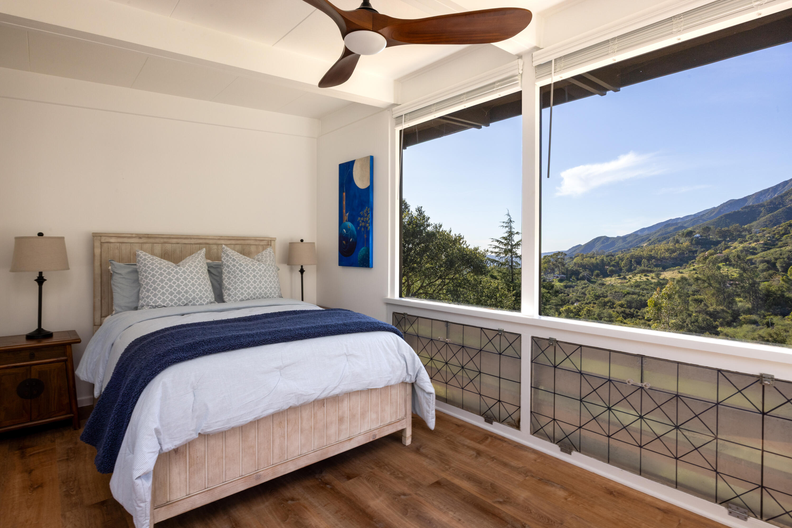 3091 Hidden Valley Lane Montecito, CA 93108 - Photo 43 of 62 a bedroom with a bed and window