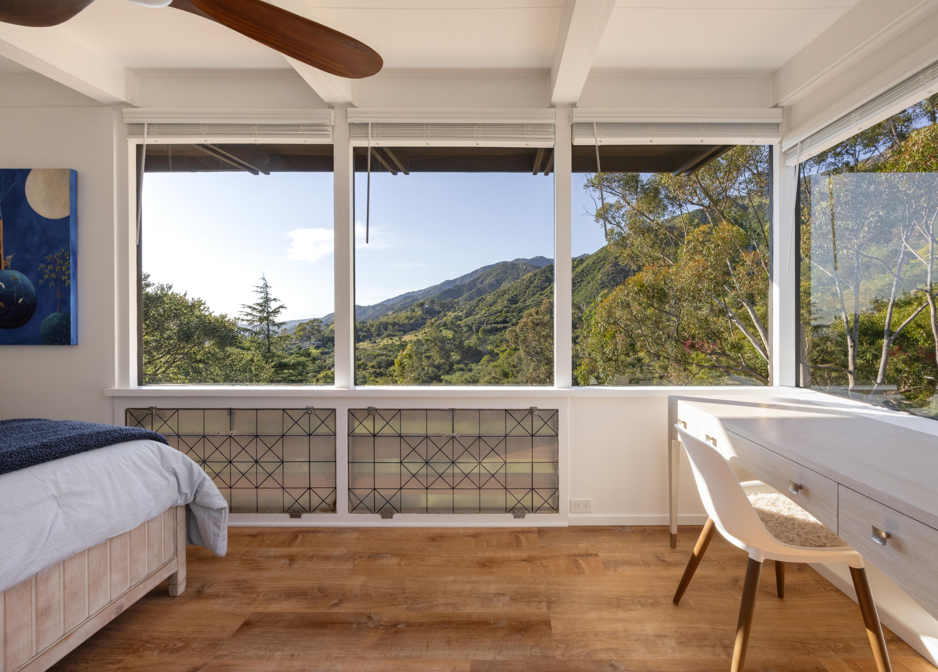 3091 Hidden Valley Lane Montecito, CA 93108 - Photo 44 of 62 a view of a balcony dining table and chairs