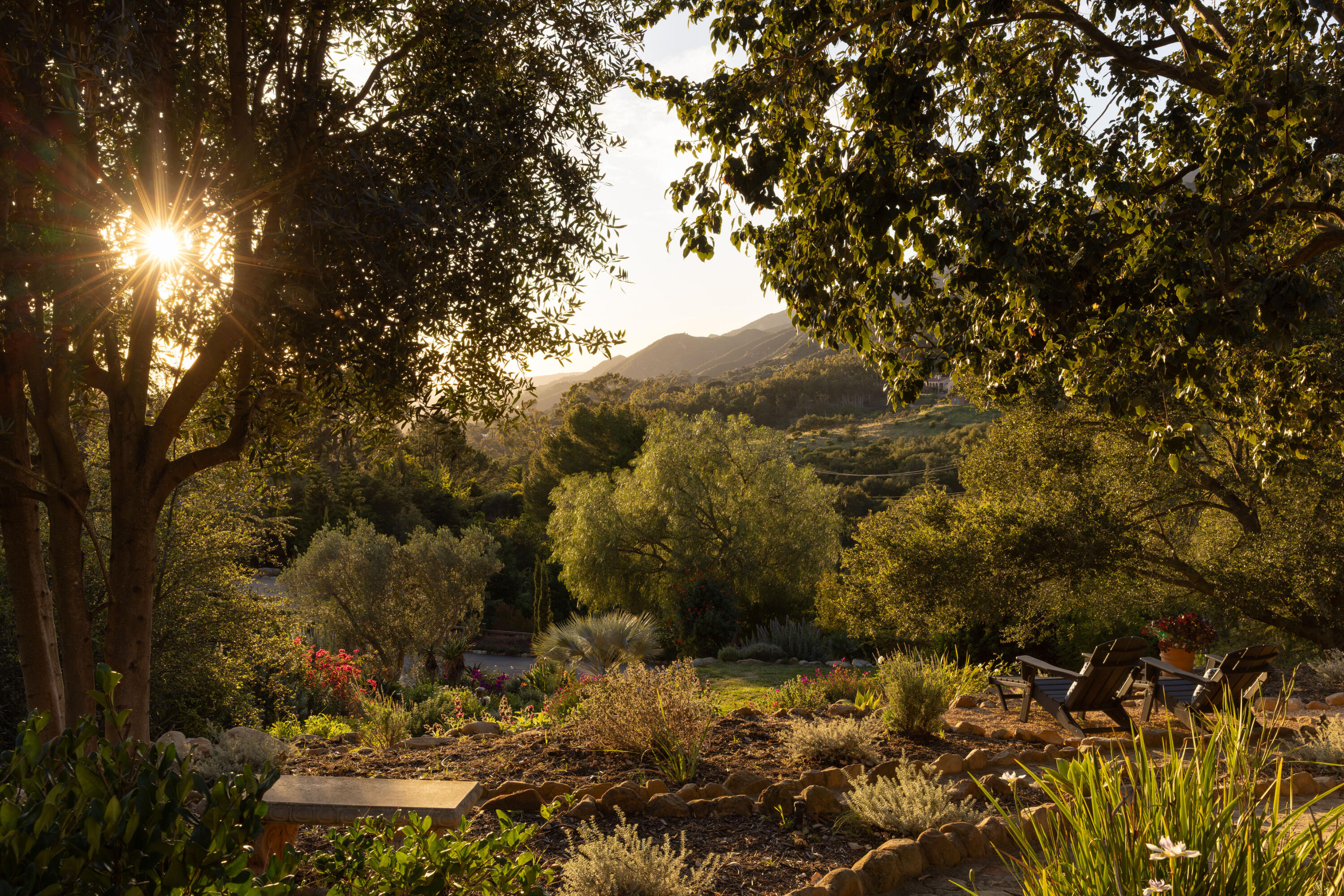 3091 Hidden Valley Lane Montecito, CA 93108 - Photo 55 of 62 a view of a city with lush green forest