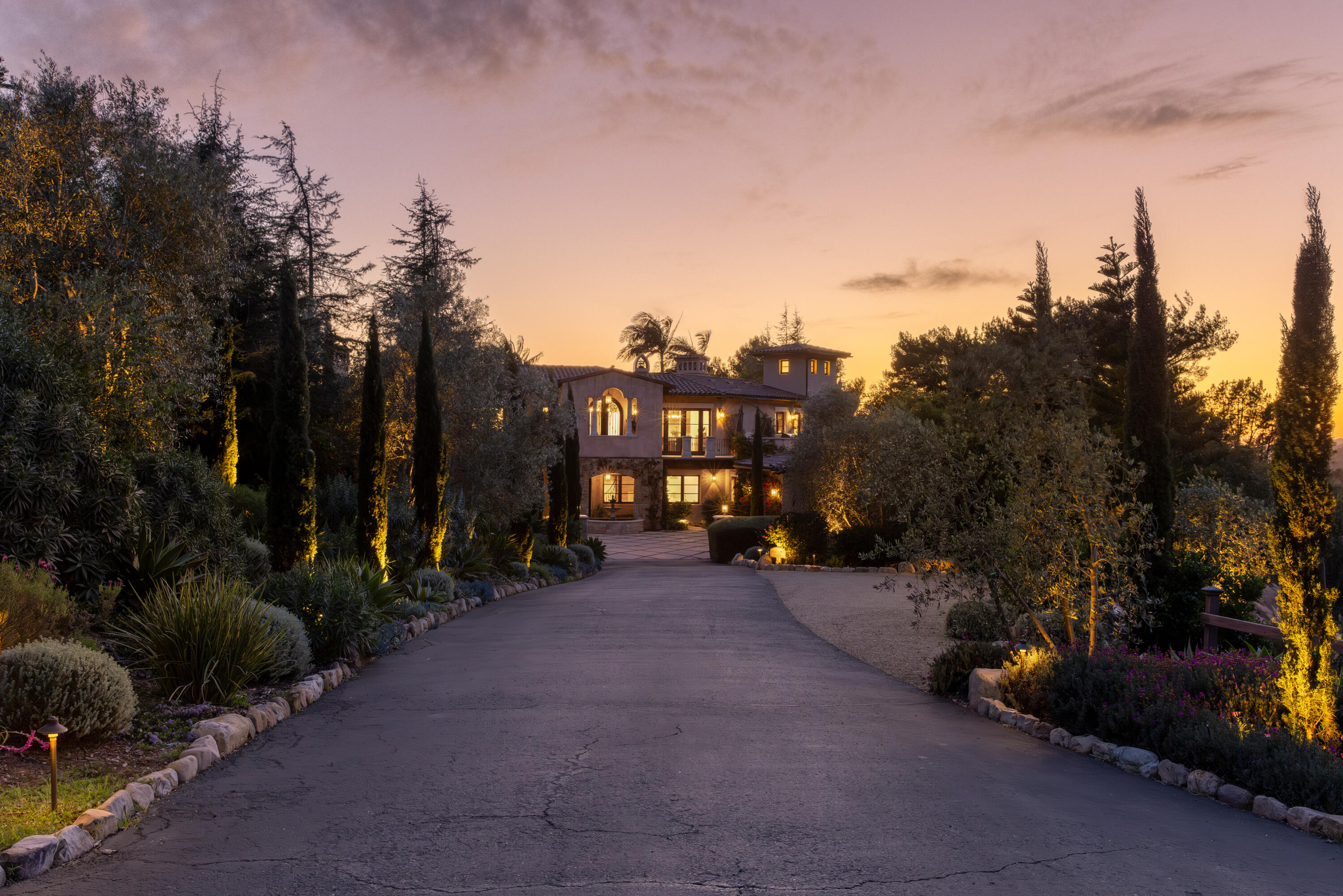 3091 Hidden Valley Lane Montecito, CA 93108 - Photo 59 of 62 a view of a street with a building in the background