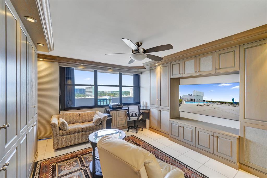 936 Intracoastal Drive, Unit 12C Fort Lauderdale, FL 33304 - Photo 22 of 65 a living room with furniture and a large window