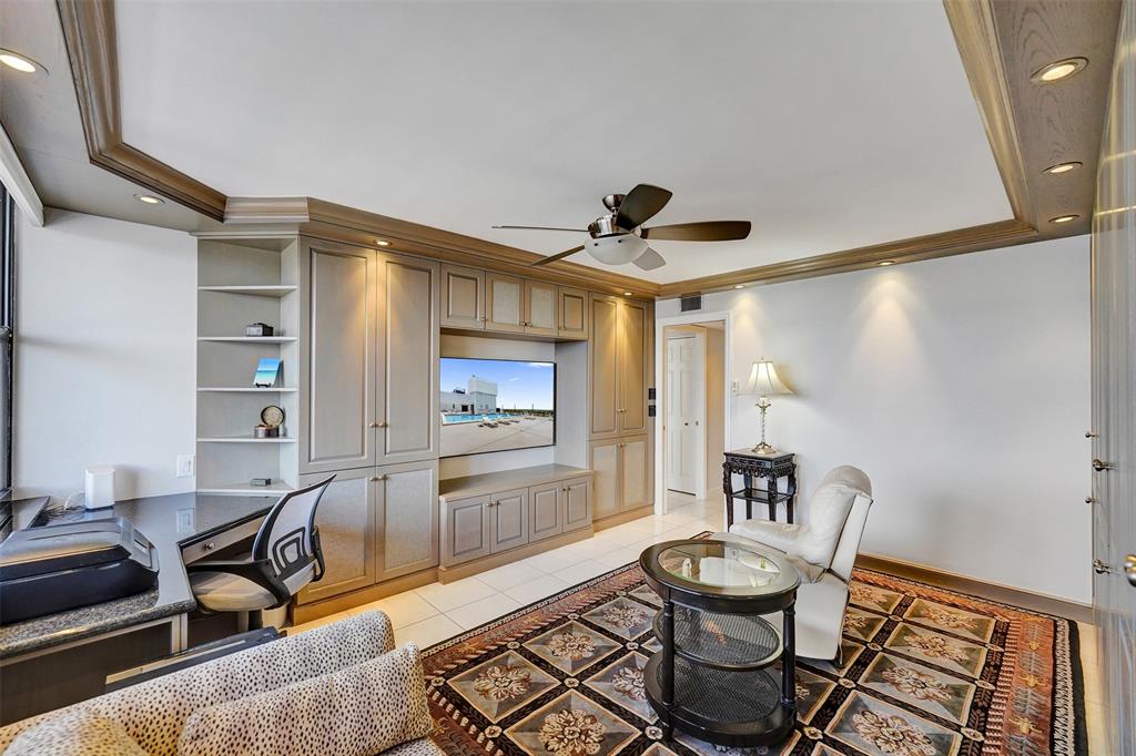 936 Intracoastal Drive, Unit 12C Fort Lauderdale, FL 33304 - Photo 23 of 65 a living room with furniture and a wooden floor