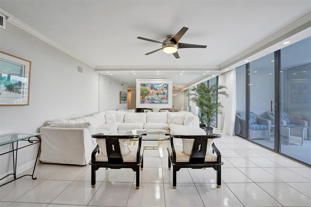 936 Intracoastal Drive, Unit 12C Fort Lauderdale, FL 33304 - Photo 7 of 65 a view of a dining room with furniture window and outside view