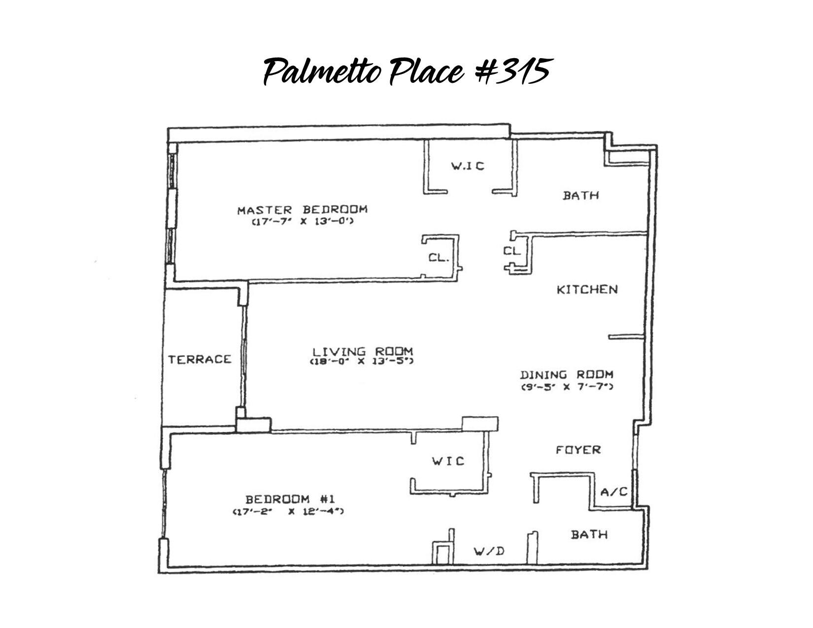 99 Southeast Mizner Boulevard, Unit 315 Boca Raton, FL 33432 - Photo 49 of 49 Floor Plan
