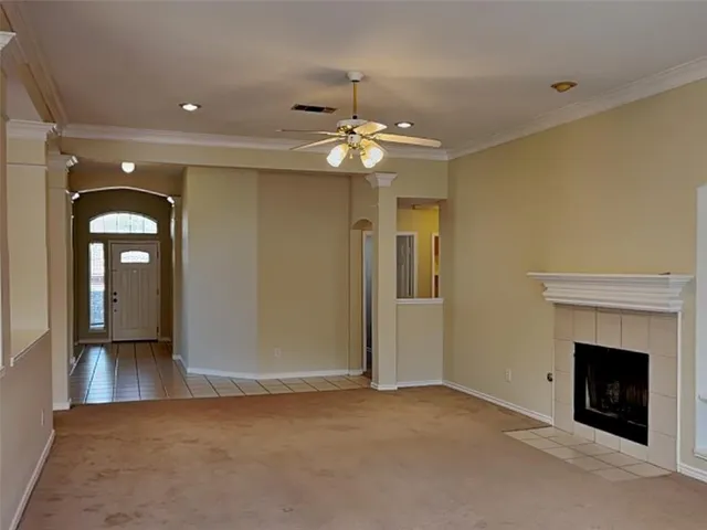 wooden floor chandelier and glass door in a room