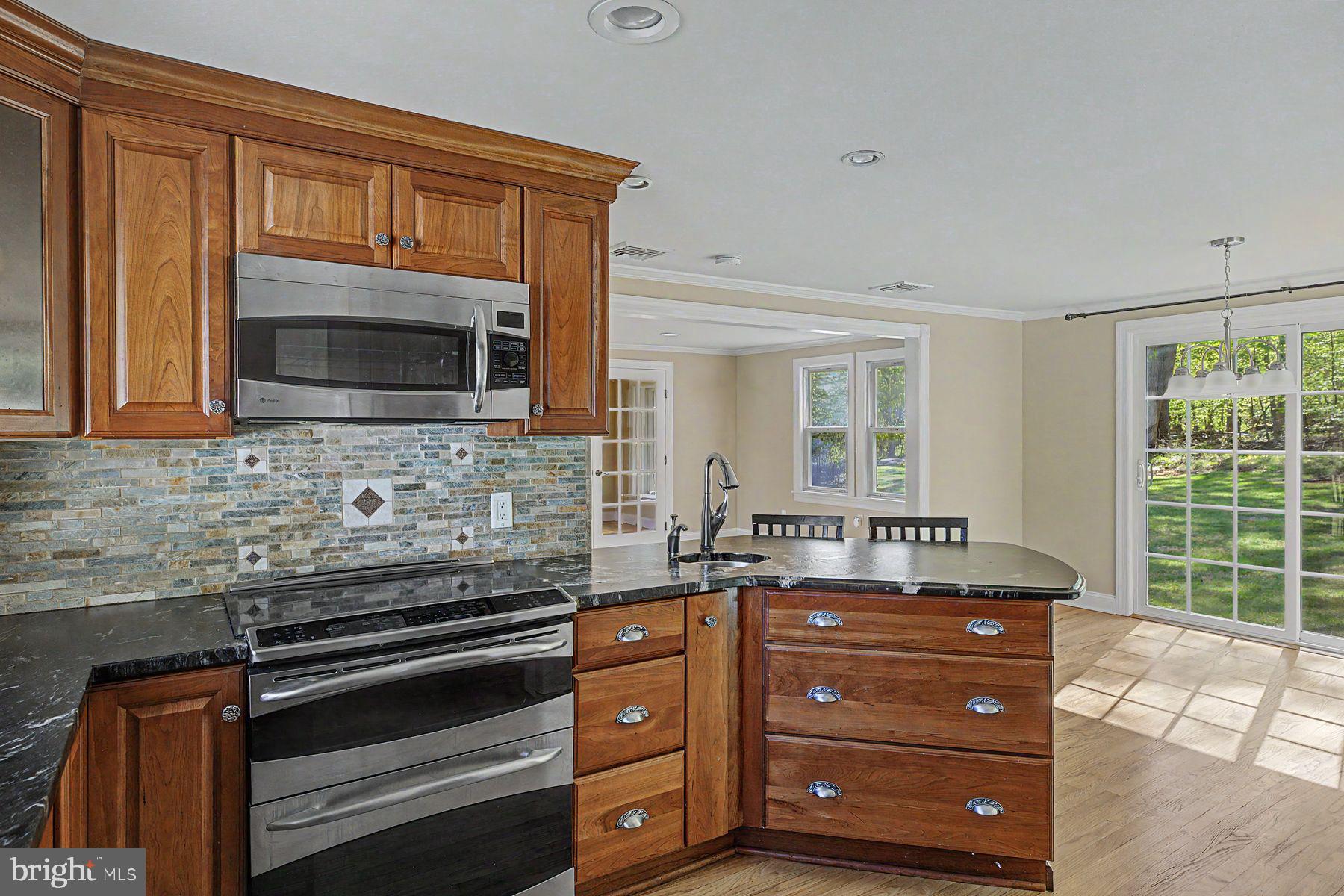 1856 Ringing Rocks Road Upper Black Eddy, PA 18972 - Photo 28 of 49 Modern kitchen with elegant finishes.