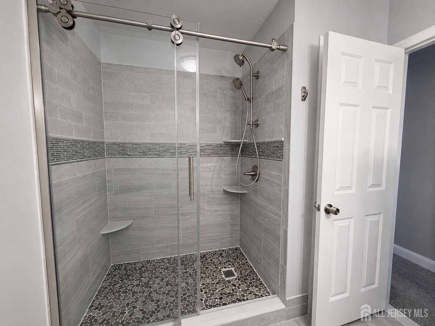 91 Delaware Lane Somerville, NJ 08876 - Photo 19 of 33 a bathroom with a shower
