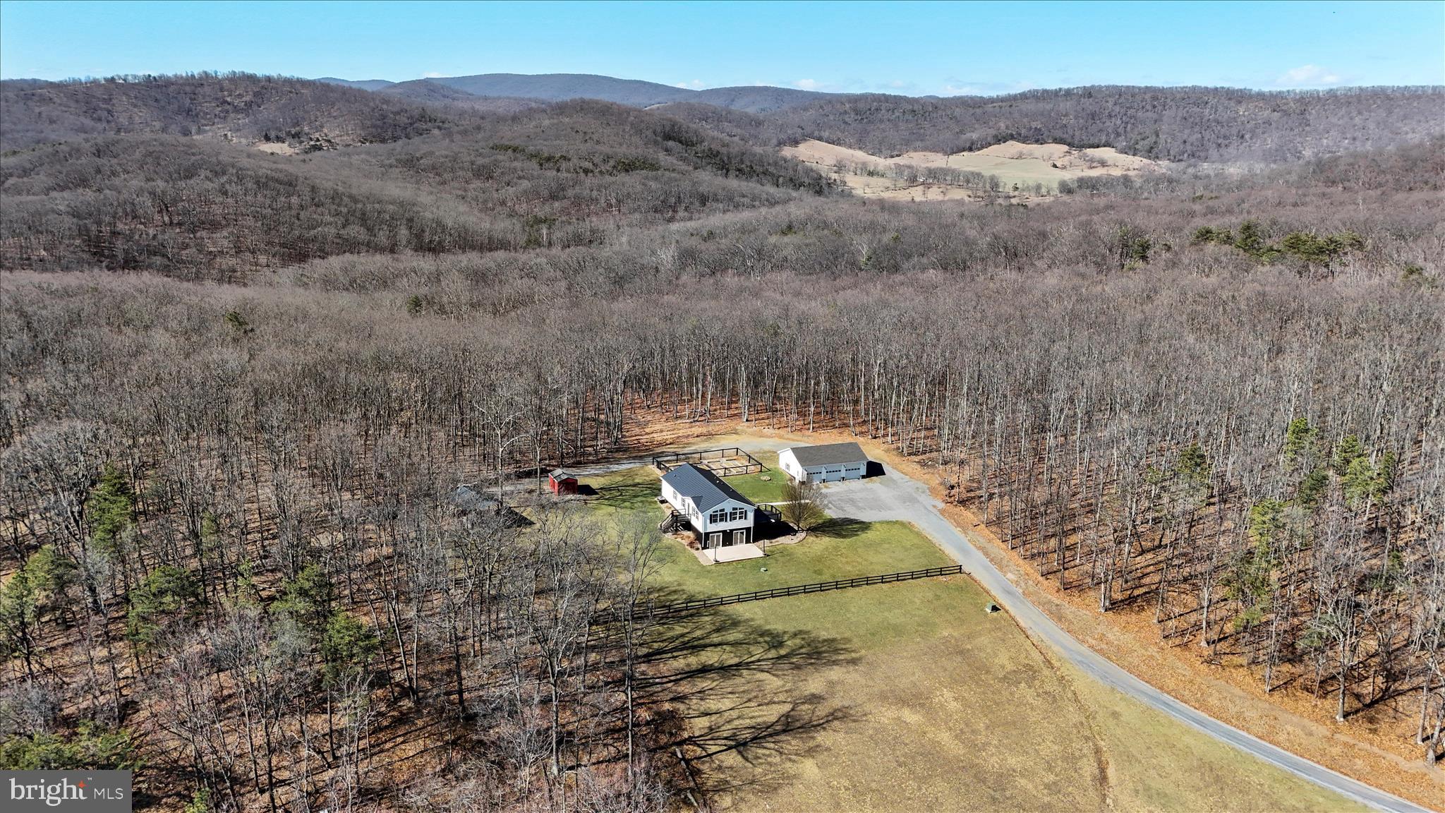 3688 Ash Ruckman Road Augusta, WV 26704 - Photo 53 of 66 a view of a backyard with mountain view