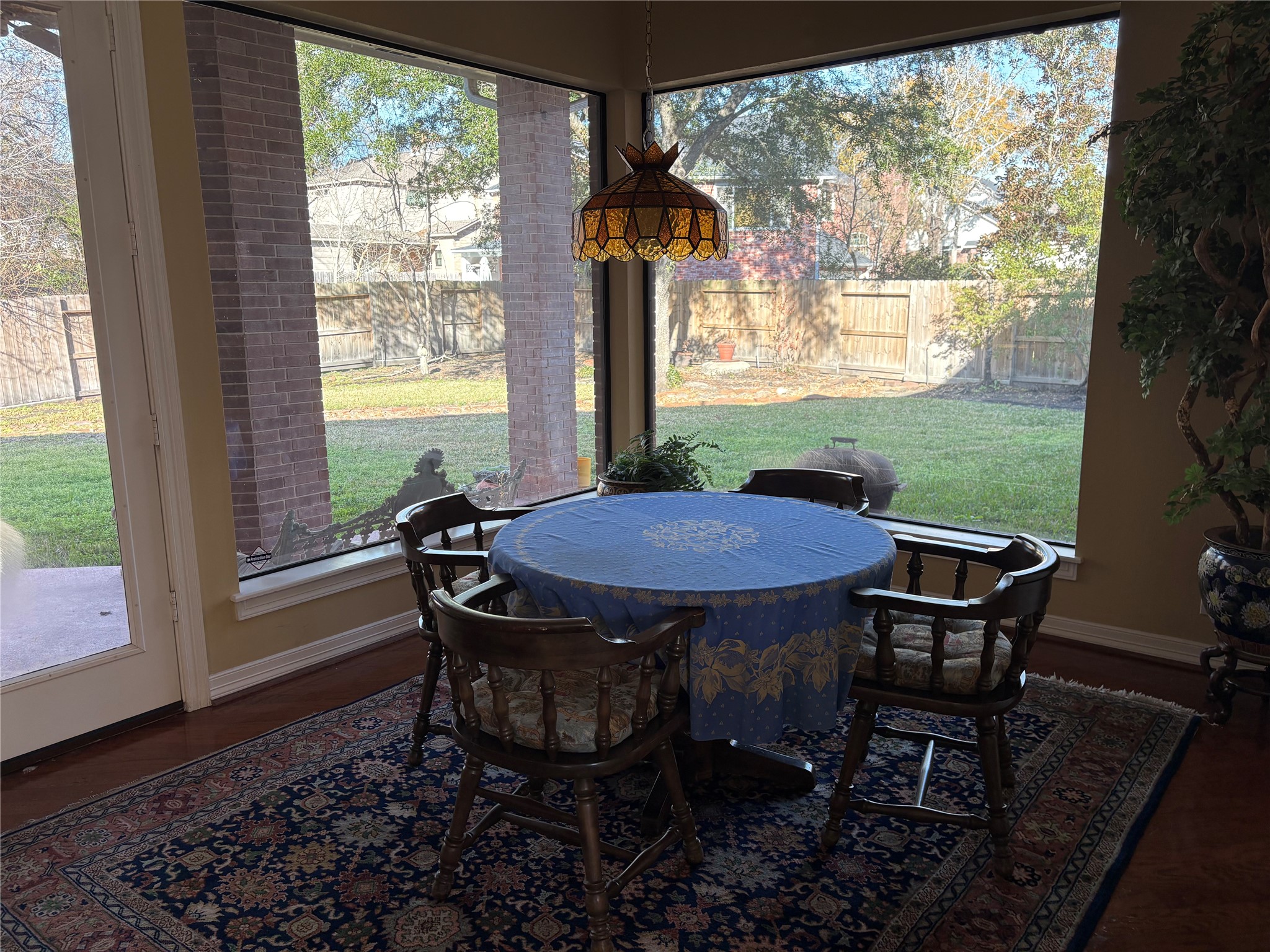 24602 West Kingscrest Circle Spring, TX 77389 - Photo 10 of 20 a view of a dining room with furniture and window